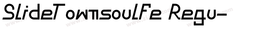SlideTownsoulfe Regu字体转换